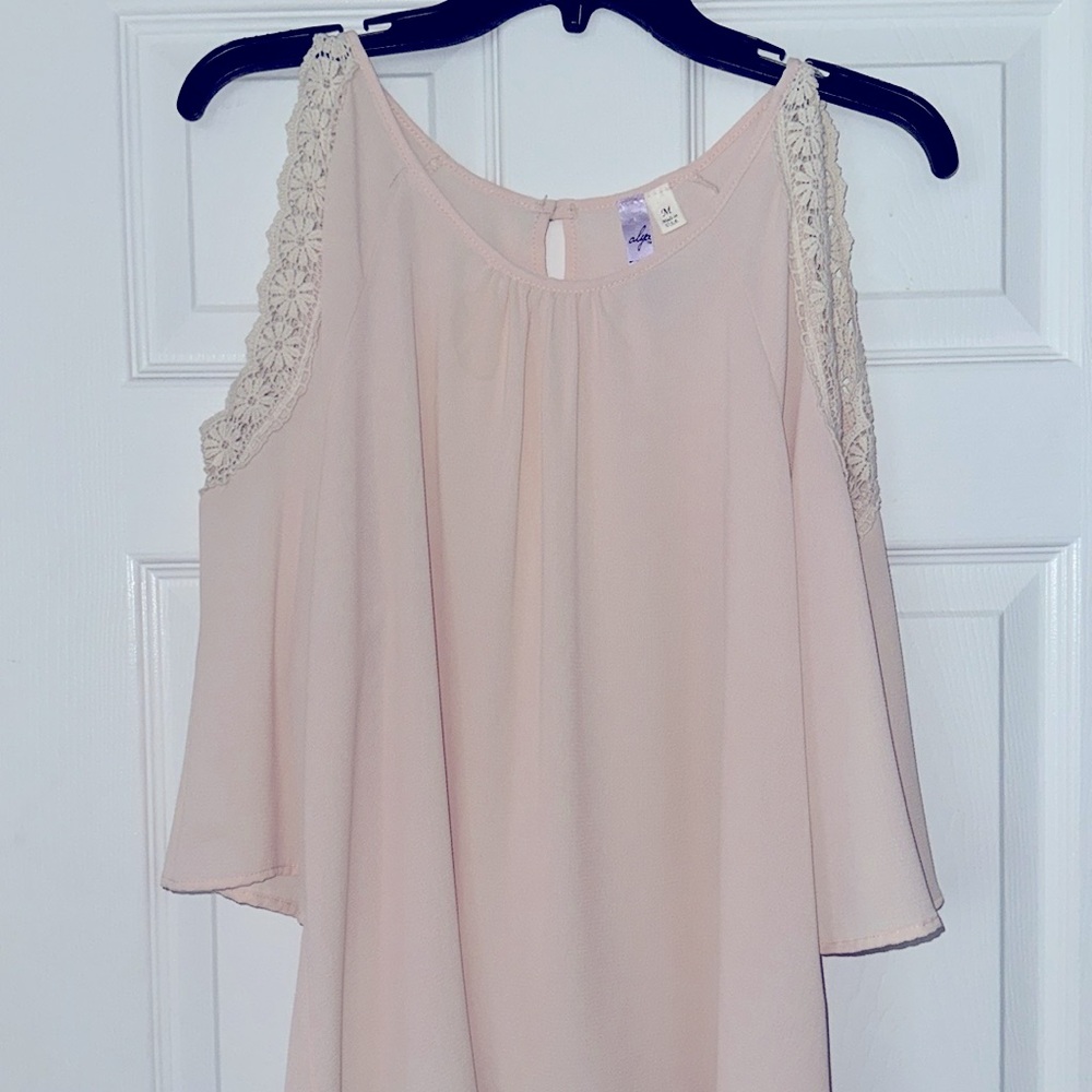 ALYA. TOP Long Sleeve Light Pink Size M